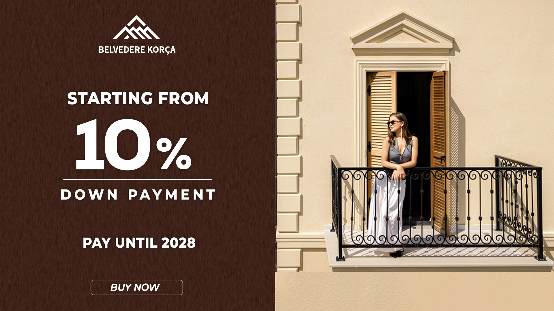 Belvedere Korça offer: starting from 10% down payment, pay until 2028