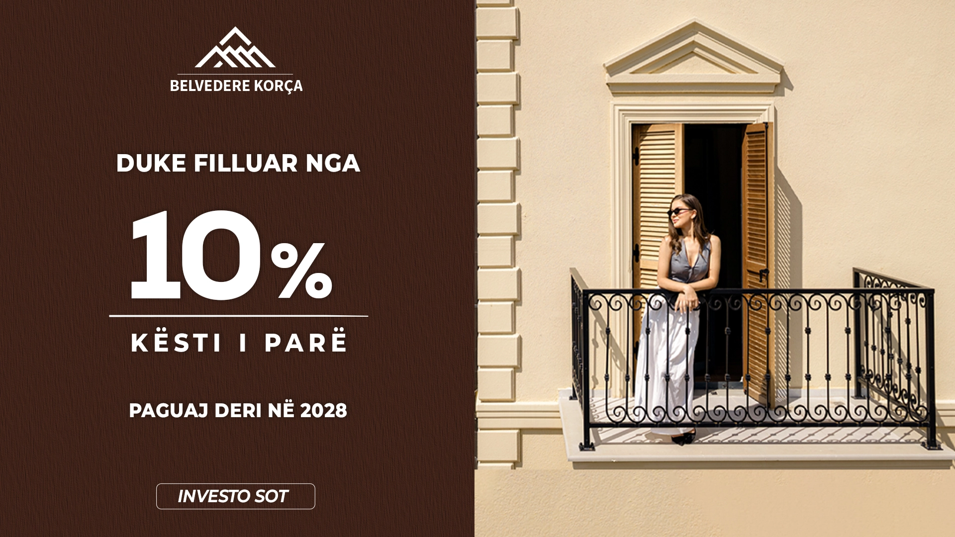 Oferta Belvedere Korça: duke filluar nga 10% kësti i parë, paguaj deri në 2028